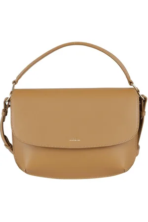 A.P.C. A. P.C. Logo Printed Foldover Top Shoulder Bag