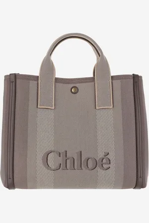 Chloé Multicolor Canvas Chloã Carry Shopping Bag