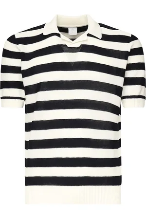 ELEVENTY Striped Polo Shirt