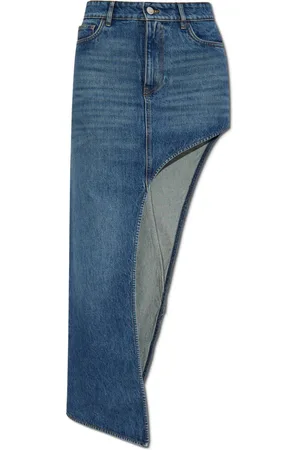 COPERNI Asymmetrical Cut Denim Skirt