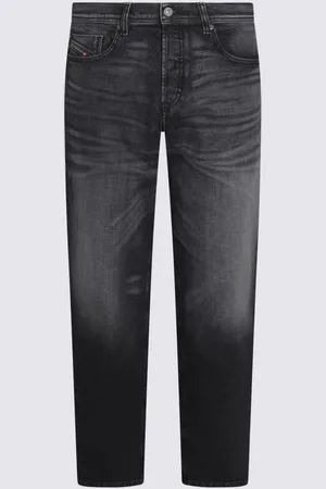 Diesel Grey Cotton Denim Jeans