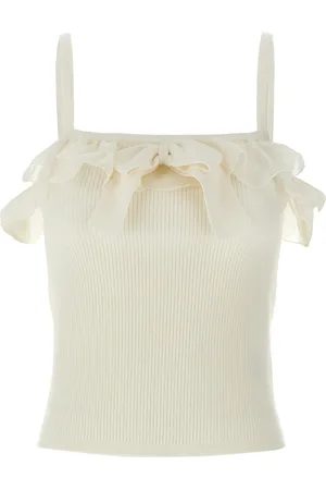 Alessandra Rich Ruffle Top