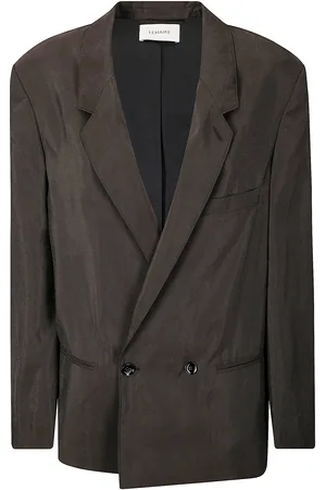 LEMAIRE Blazer In Brown Silk