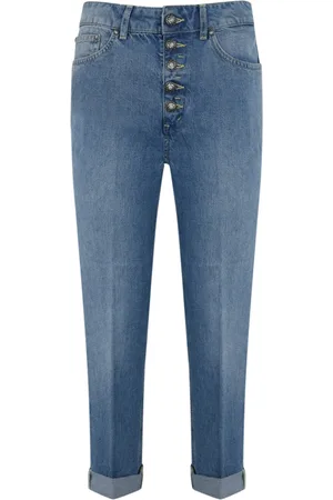 Dondup Koons Cropped Jeans In Cotton