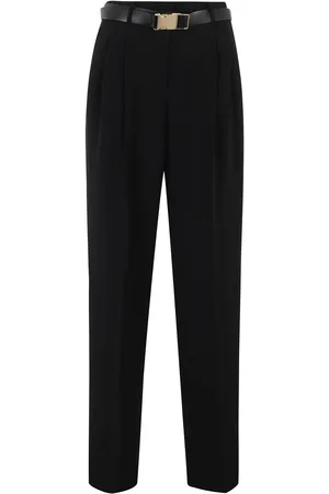 Max Mara Neottia Belted Wide Leg Trousers