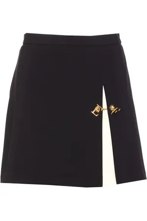 Elisabetta Franchi Logo Skirt