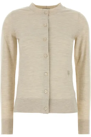 Burberry Sand Wool Cardigan