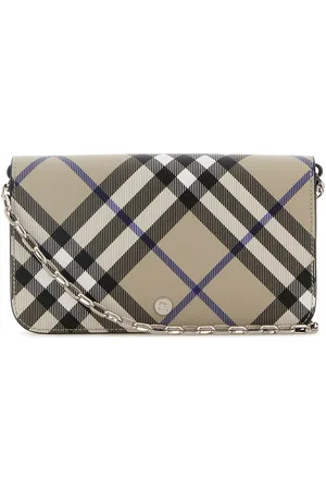 Burberry Checked Chain-linked Wallet