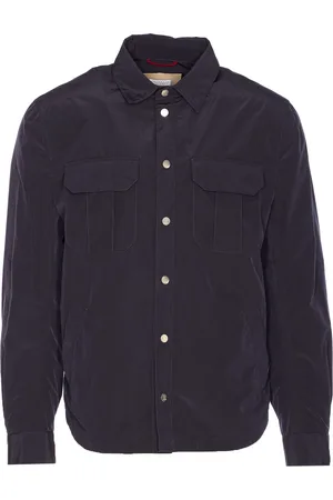 Brunello Cucinelli Shirt Jacket With Logo Buttons