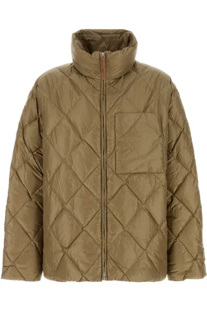 Jil Sander Khaki Nylon Down Jacket