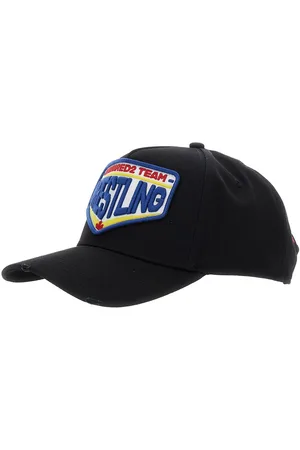 Dsquared2 Baseball Cap With Maxi Print On The Front And Logo Lettering On The Rear In Cotton Man