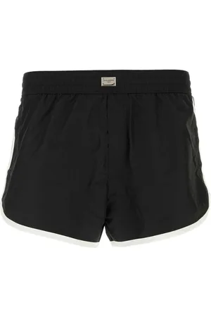 Dolce & Gabbana Black Polyester Swimming Shorts