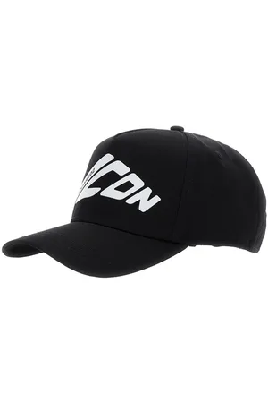 Dsquared2 Baseball Cap With Maxi Print On The Front And Logo Lettering On The Rear In Cotton Man