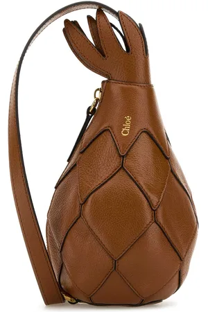 Chloé Caramel Leather Ananas Shoulder Bag