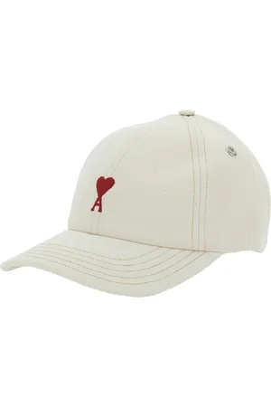 Ami White Baseball Cap With Adc Logo On The Front In Cotton Man