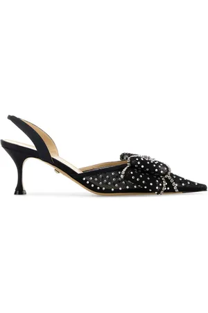 Mach & Mach Embellished Mesh Le Cadeau Pumps