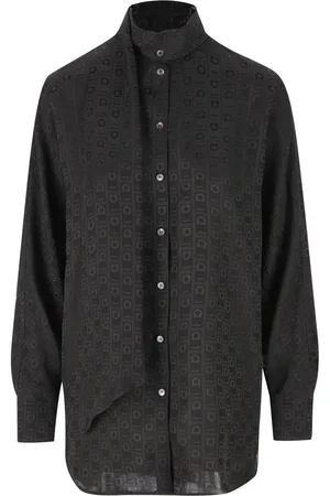 Salvatore Ferragamo Sash Collar Blouse
