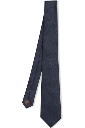CANALI Dark Silk Tie