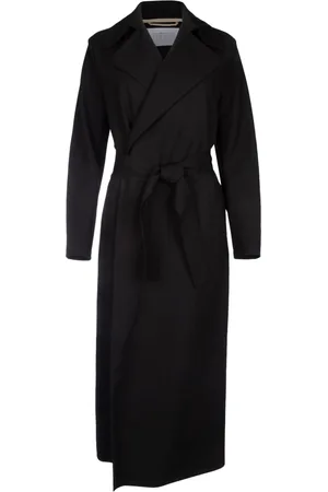 Harris Wharf London Women Long Trench Rayon
