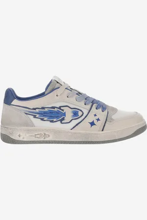 ENTERPRISE JAPAN Leather And Mesh Rocket Sneakers