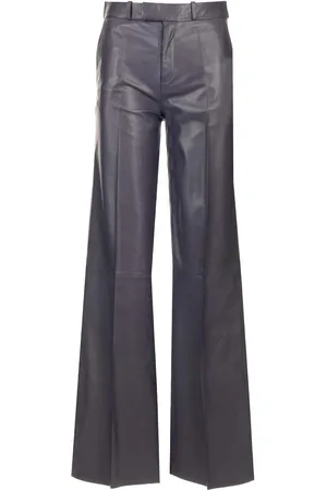 arma leder Leather june Wide Leg Trouser