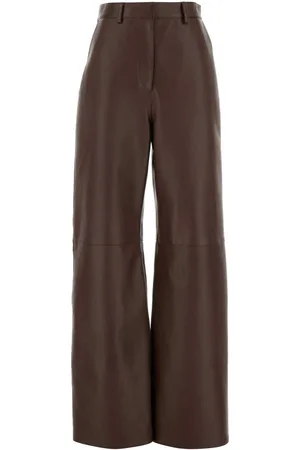 Loewe Chocolate Nappa Leather Pant