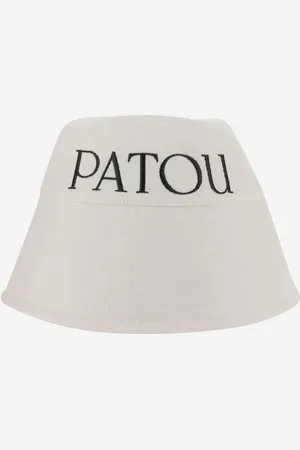 Patou Cotton Bucket Hat With Logo