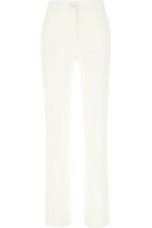 GENNY Ivory Stretch Viscose Blend Pants