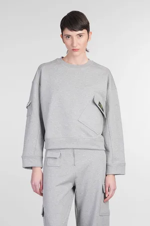 Ganni Sweatshirt In Cotton