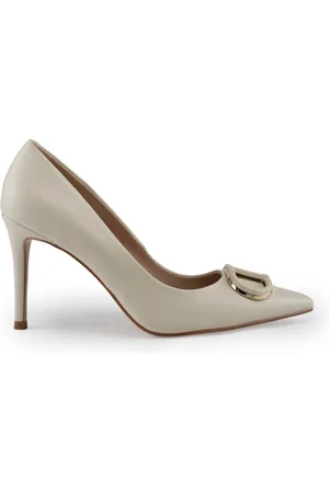 Twin-Set Leather Pumps With Oval-t Logo