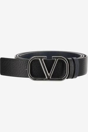 VALENTINO GARAVANI Vlogo Signature Reversible Leather Belt