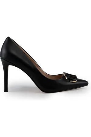 Twin-Set Leather Pumps With Oval-t Logo
