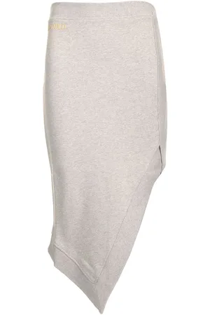 The Attico Double Fleece Midi Skirt