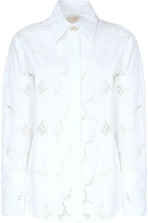 GENNY Shirt With Orchid Embroidery