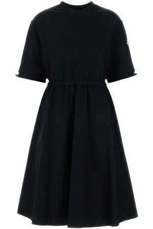 Moncler Midnight Blue Cotton Dress