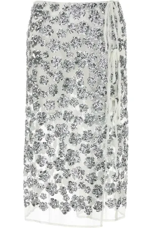 Cecilie Bahnsen Embellished Tulle Ariana Skirt