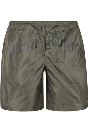 Palm Angels Curved Logo Swim Shorts