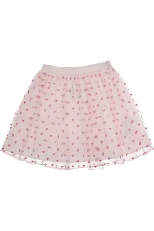 Moschino Skirt With All-over Jacquard Motif In Cotton Girl