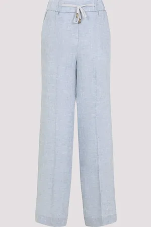 PESERICO SIGN Wide Leg Linen Pants
