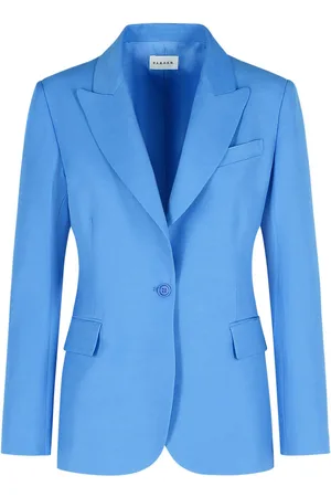 PAROSH Blazer In Light Blue Viscose Blend