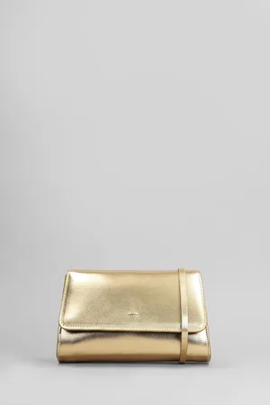 Giuseppe Zanotti Cleopatra Clutch In Gold Leather