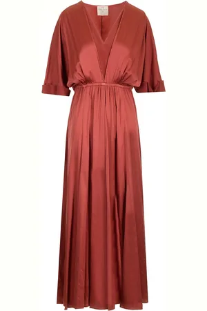 FORTE FORTE Forte_Forte Silk Midi Dress
