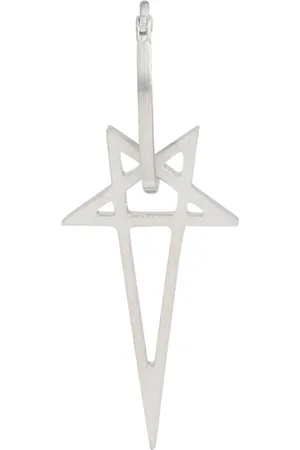 Rick Owens Pentagram Hoop Earring