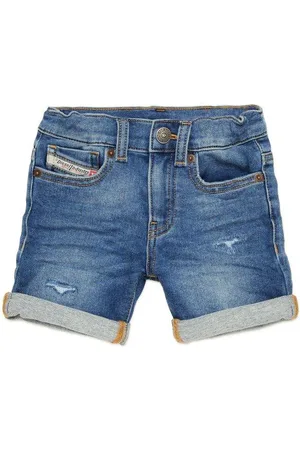 Diesel Distressed Denim Shorts