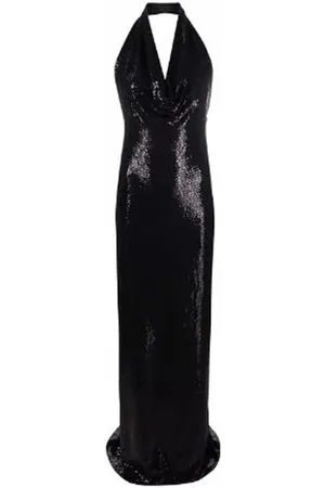 BLANCA Sequin-embellished Long Dress