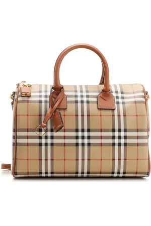 Burberry Bowling Check Medium Size Hand Bag