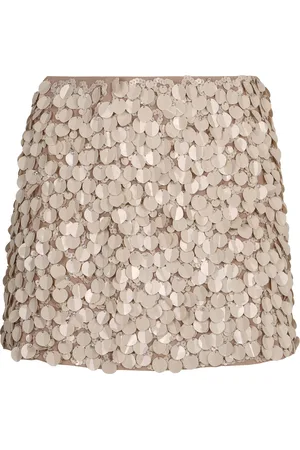 PAROSH Sequined Mini-skirt