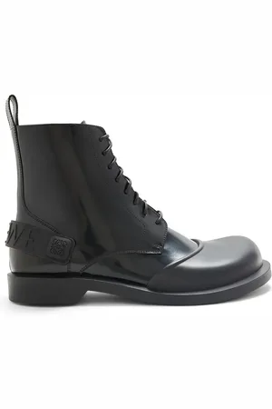 Loewe Leather Lace-up Boots