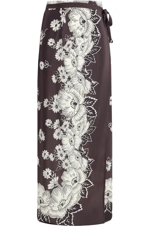 PAROSH Floral Wrap Skirt