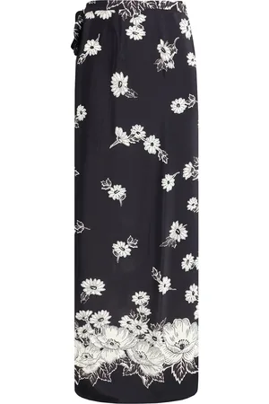 PAROSH Floral Wrap Skirt